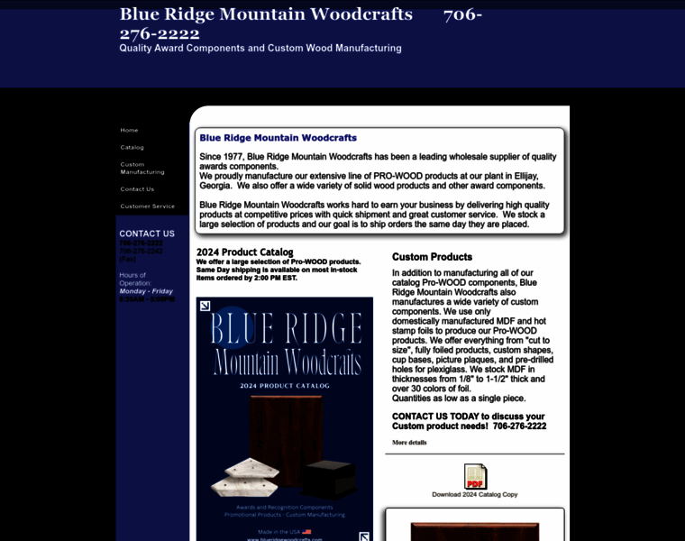 Blueridgewoodcrafts.com thumbnail