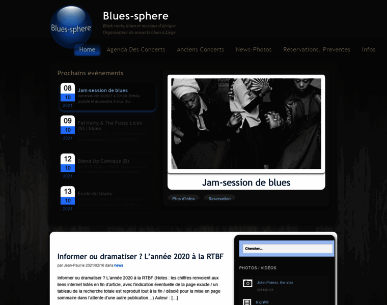 Blues-sphere.com thumbnail
