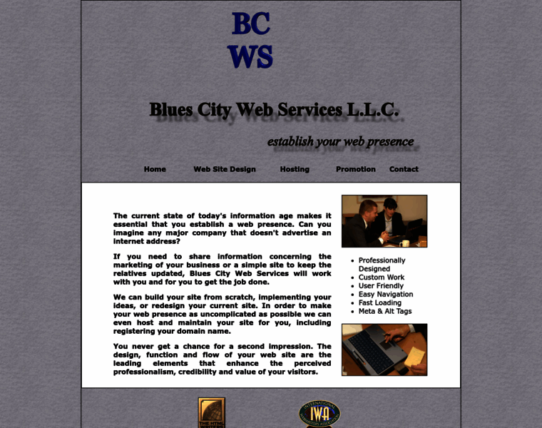 Bluescitywebservices.com thumbnail