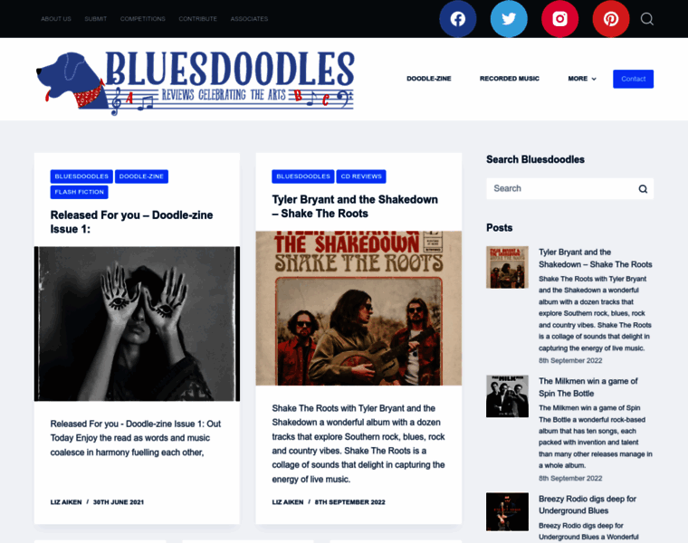 Bluesdoodles.com thumbnail