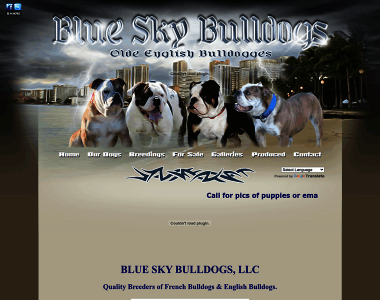 Blueskybulldogs.com thumbnail