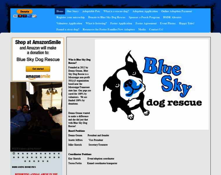 Blueskydogrescue.com thumbnail