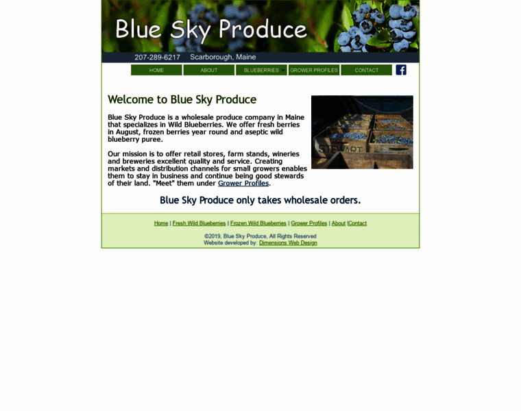 Blueskyproduce.net thumbnail