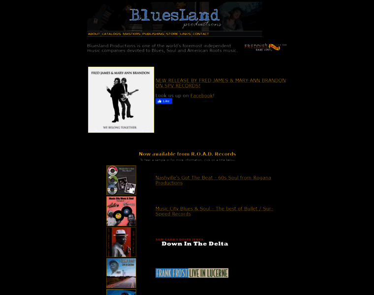 Blueslandproductions.com thumbnail