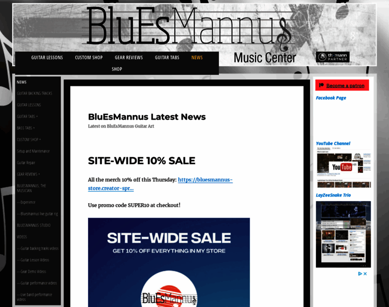Bluesmannus.com thumbnail