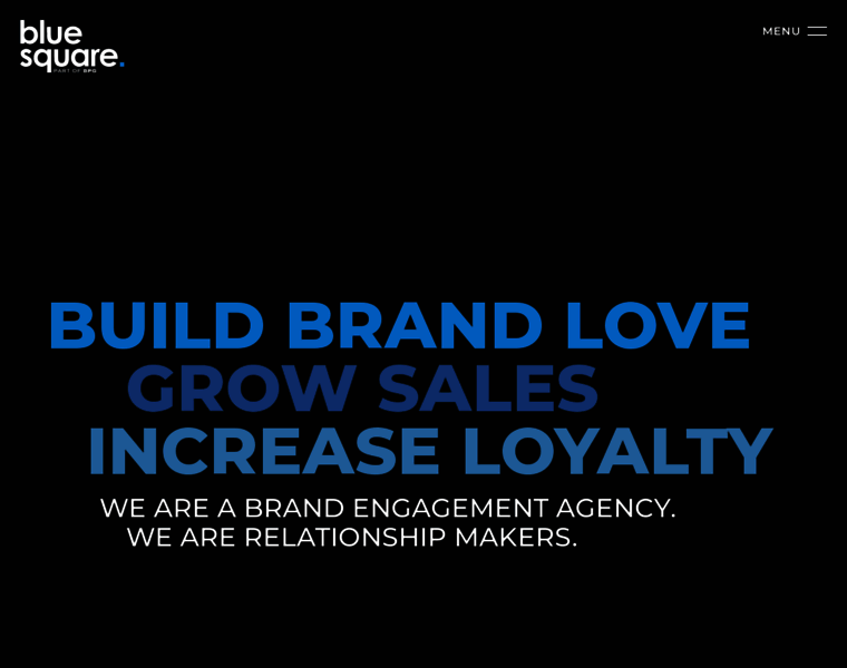 bluesquare.uk.com at WI. Blue Square | Brand Engagement Agency