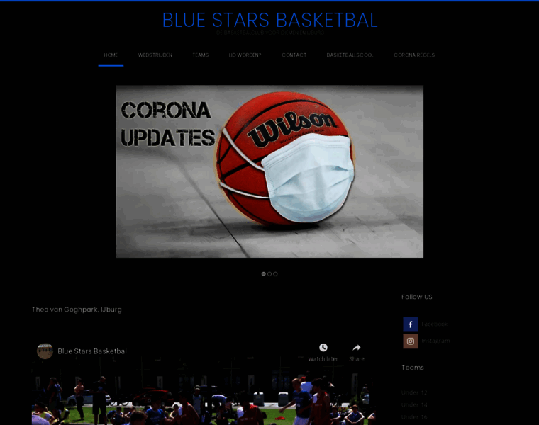 Bluestars-basketbal.com thumbnail