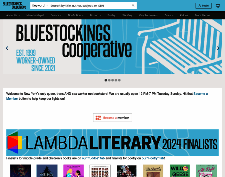 Bluestockings.com thumbnail