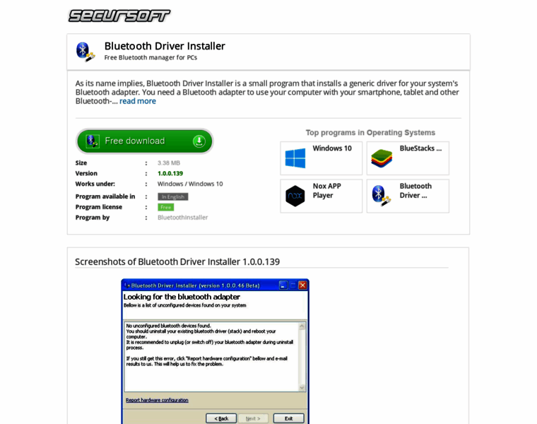 Bluetooth-driver-installer.secursoft.net thumbnail