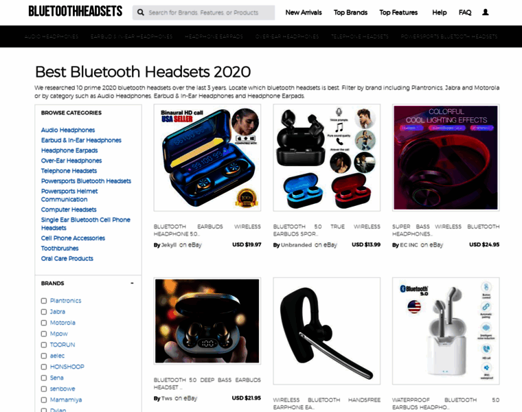 Bluetoothheadsets.biz thumbnail