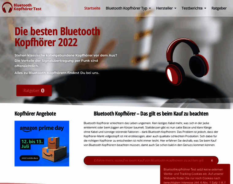 Bluetoothkopfhoerer-test.com thumbnail