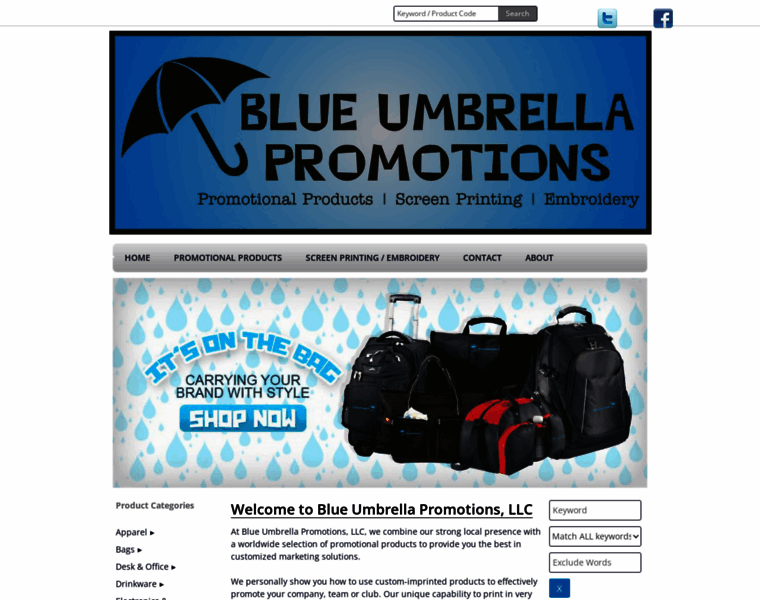 Blueumbrellapromo.com thumbnail