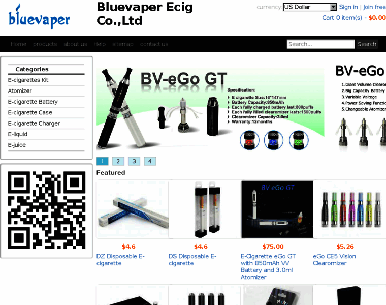 Bluevaper.com thumbnail