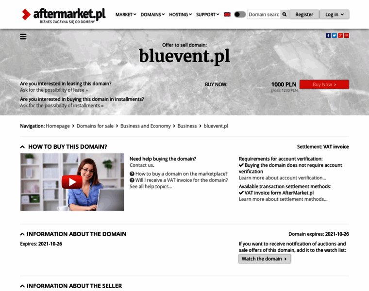 Bluevent.pl thumbnail