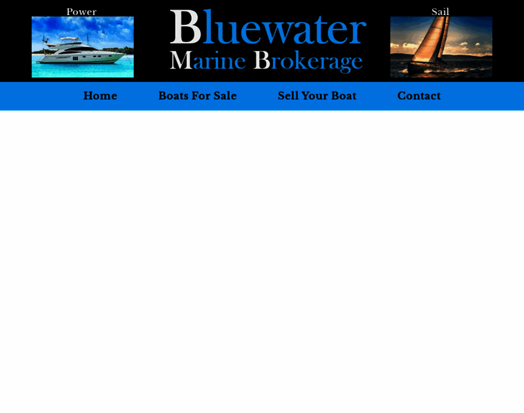 Bluewatermarinebrokerage.com.au thumbnail