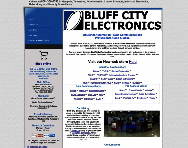 Bluffcityelectronicsinc.com thumbnail