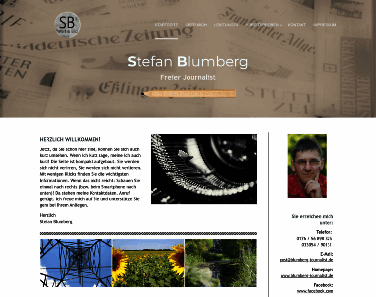 Blumberg-journalist.de thumbnail