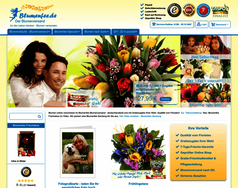 Blumenfee.de thumbnail