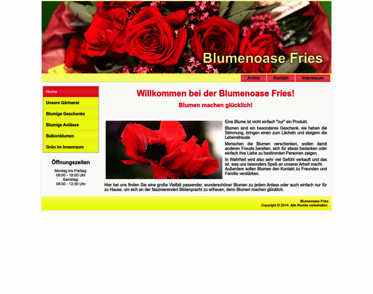Blumenoase.at thumbnail