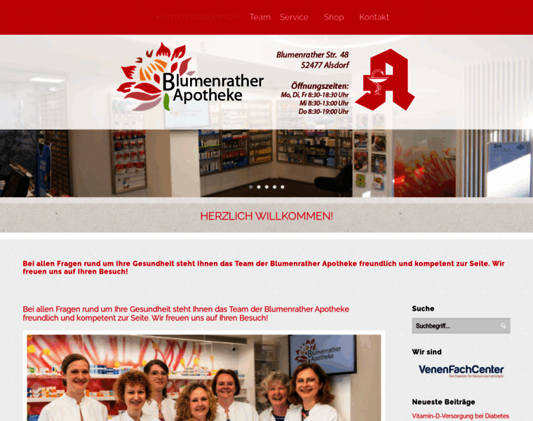 Blumenrather-apotheke.de thumbnail