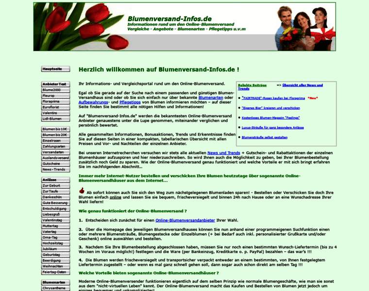 Blumenversand-infos.de thumbnail Blumenversand-infos.de thumbnail
