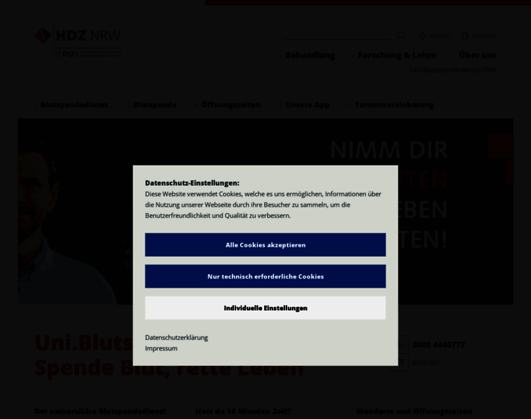 Blutspendedienst-owl.de thumbnail