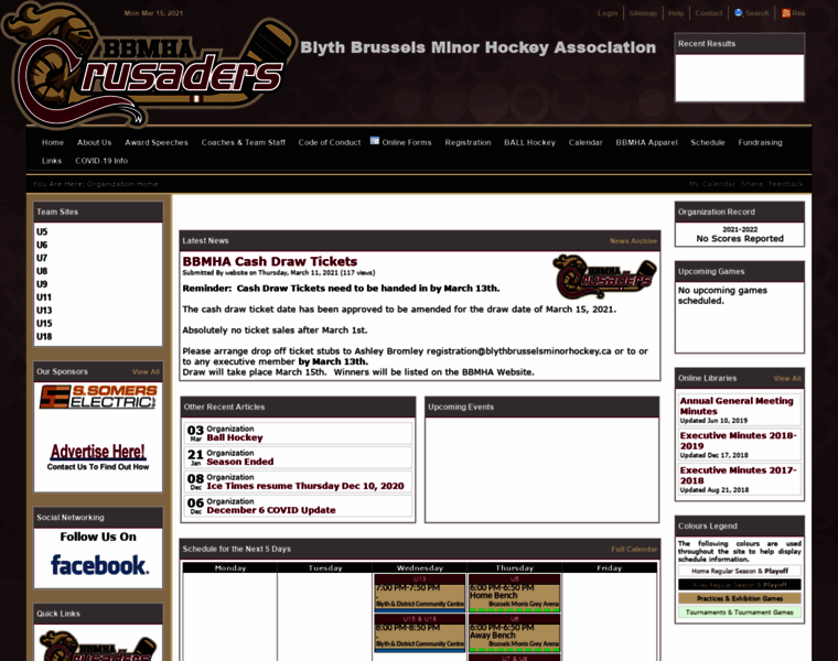 Blythbrusselsminorhockey.ca thumbnail