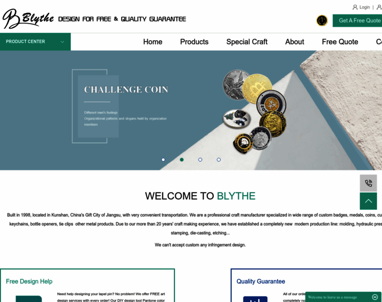Blythemetalbadge.com thumbnail