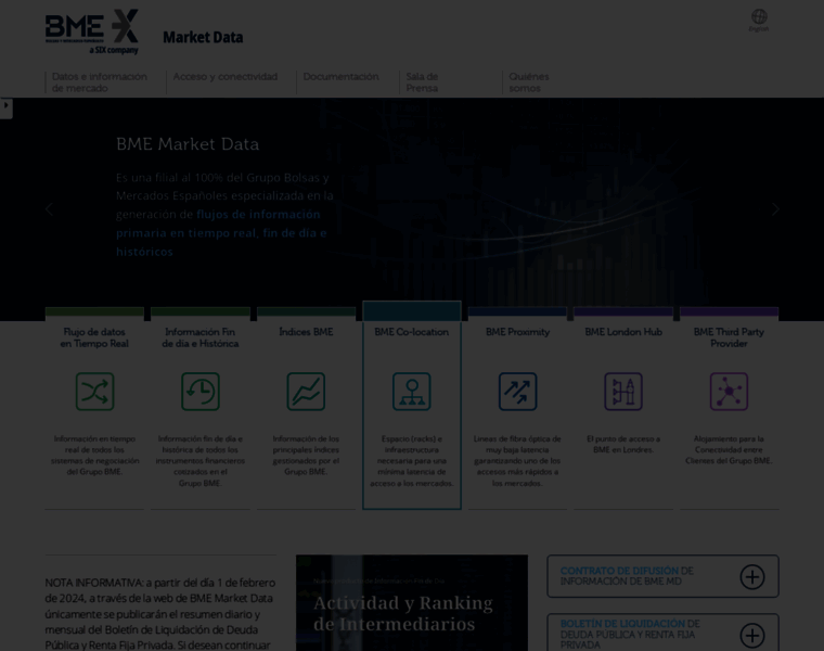 Bmemarketdata.es thumbnail Bmemarketdata.es thumbnail