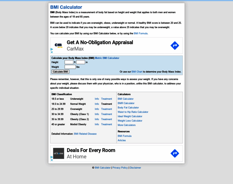Bmi-calculator.net thumbnail Bmi-calculator.net thumbnail