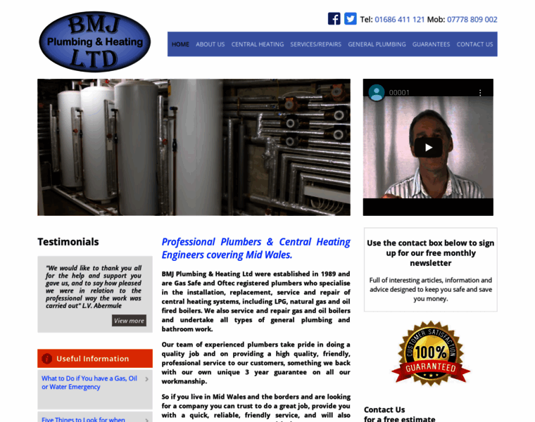 Bmjplumbing-heating.co.uk thumbnail