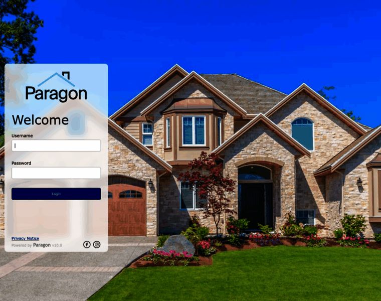 bnar.paragonrels.com at WI. Paragon Login
