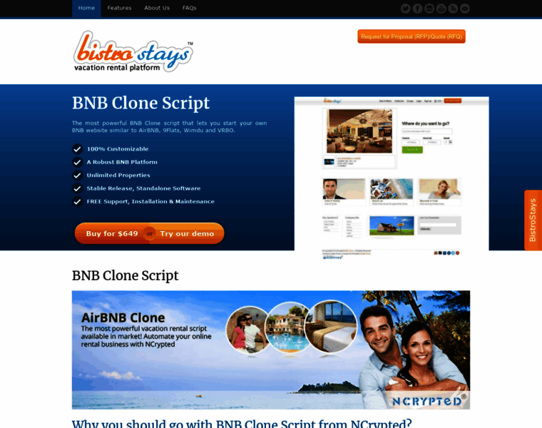 Bnbclone.net thumbnail