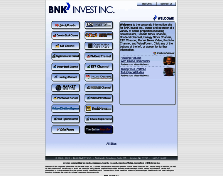 Bnkinvest.com thumbnail