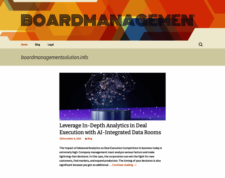 Boardmanagementsolution.info thumbnail