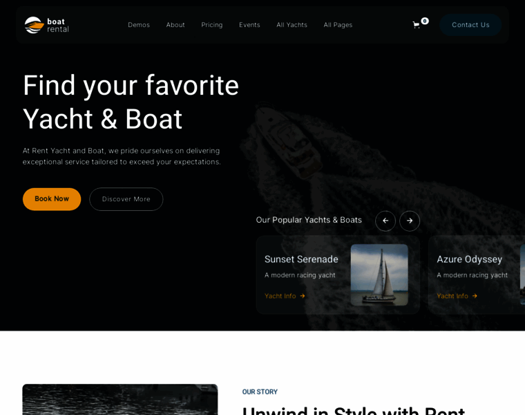 Boat-rental-128.webflow.io thumbnail