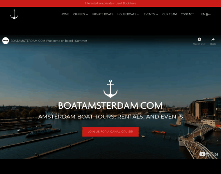 Boatamsterdam.com thumbnail