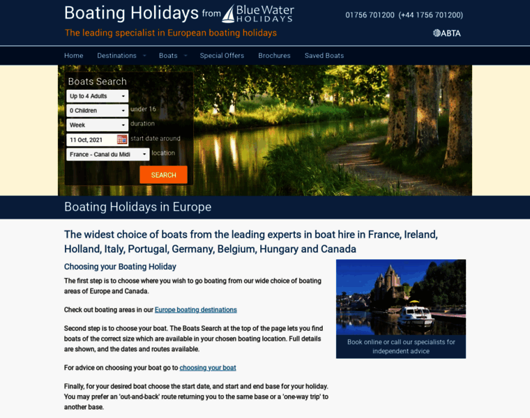 Boatingholidays.com thumbnail