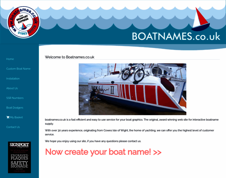 Boatnames.co.uk thumbnail