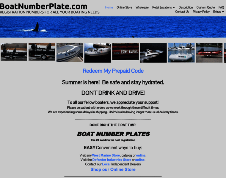 Boatnumberplate.com thumbnail