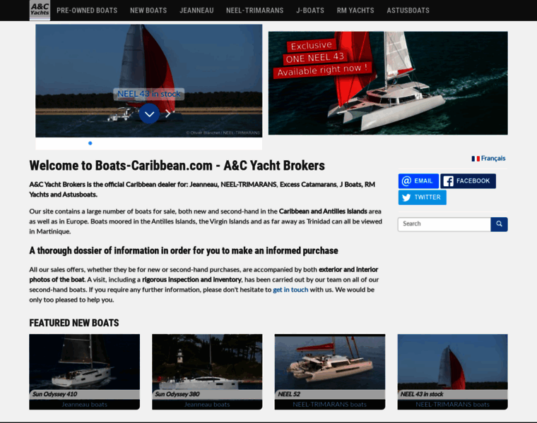 Boats-caribbean.com thumbnail
