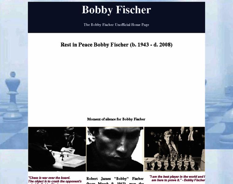 Bobby-fischer.net thumbnail