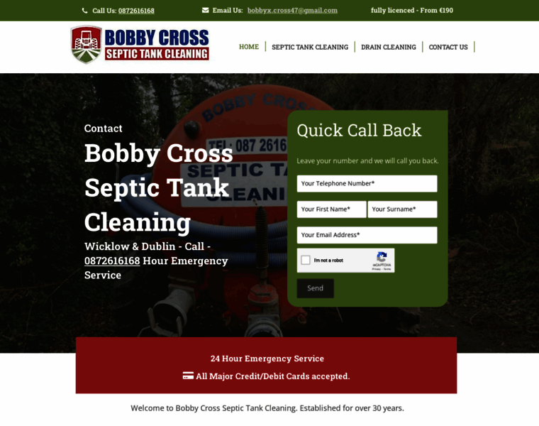 Bobbycrossseptictankcleaning.ie thumbnail