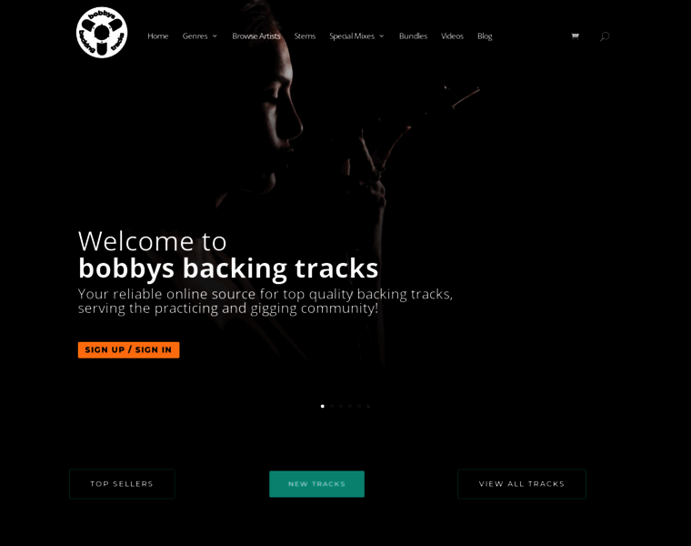 Bobbysbackingtracks.com thumbnail