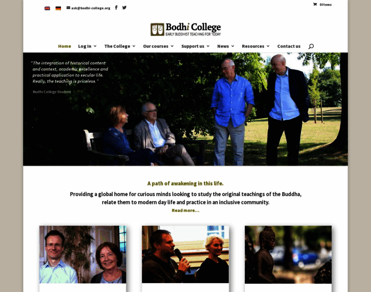 Bodhi-college.org thumbnail