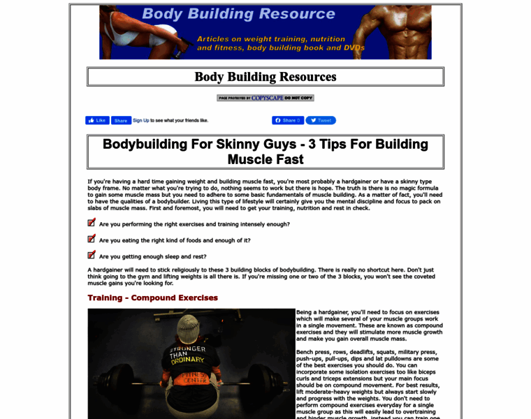 Body-building-resource.com thumbnail