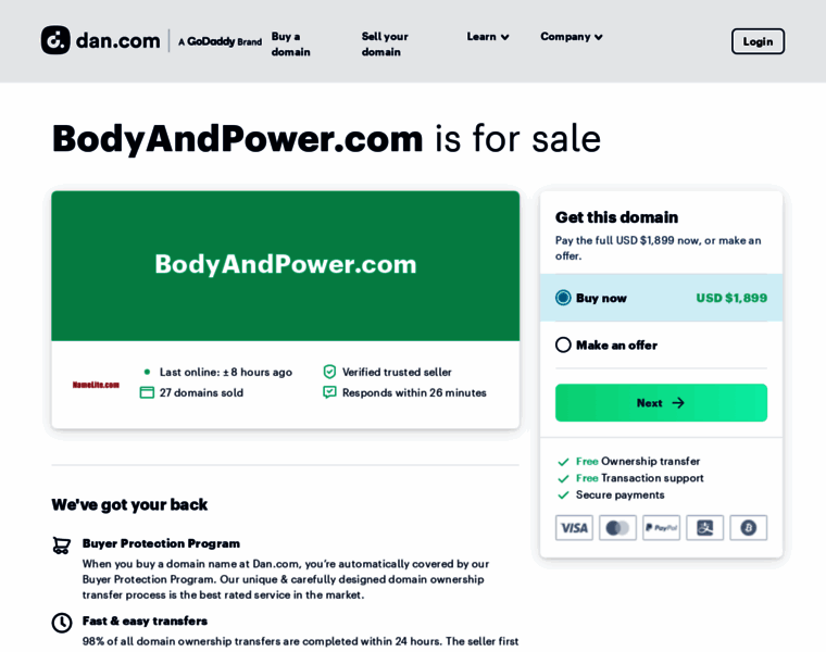 Bodyandpower.com thumbnail