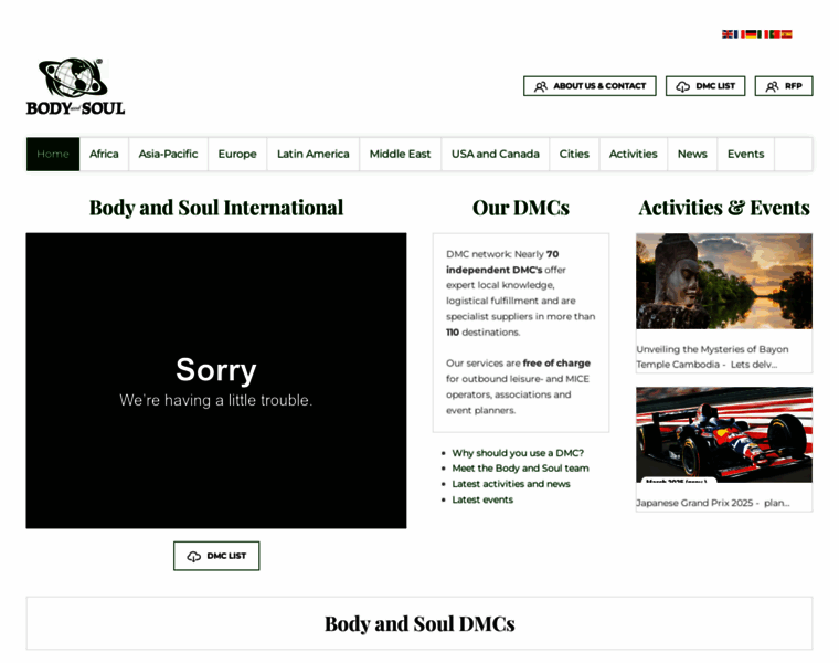 Bodyandsoulinternational.com thumbnail