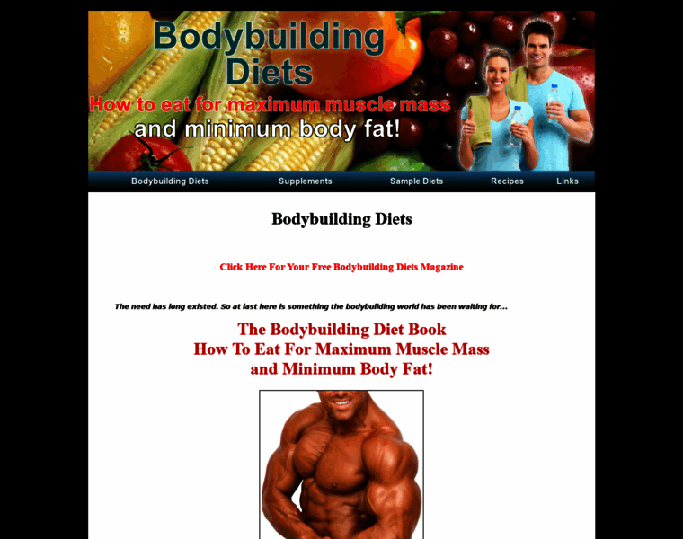 Bodybuildingdiets.net thumbnail