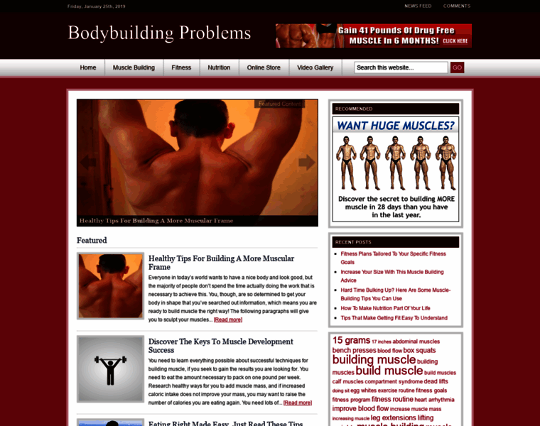 Bodybuildingproblems.com thumbnail